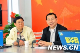 徐永光沈光鑫谈公益组织联手救灾